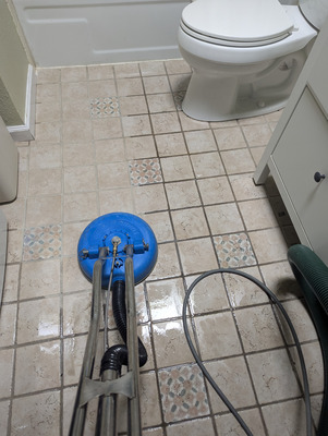 Tile And Grout Cleaning Service Project in Davis CA 95616