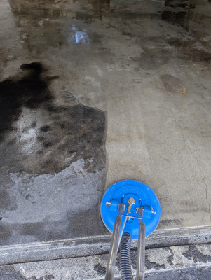 Garage Cleaning And Pressure Washing Services Project in Sacramento CA 95864