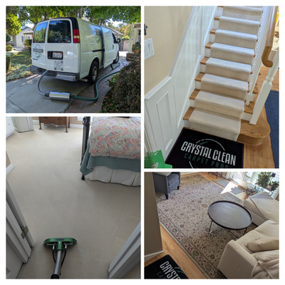 Carpet Cleaning In Bedrooms And Stairway Areas Project in Sacramento CA 95822