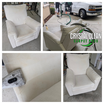 Upholstered Chair Cleaning And Protection Application Project in Roseville CA 95747